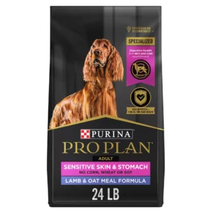 Purina Pro Plan Sensitive Skin & Stomach Adult Dry Dog Food - Lamb & Oat Meal