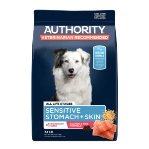 Authority® Sensitive Stomach & Skin All Life Stages Dry Dog Food - Salmon & Rice